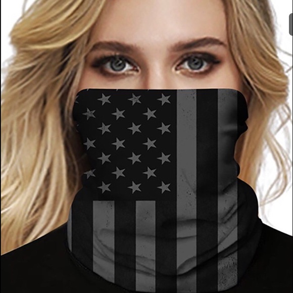 2pack American flag face shield. Tube ban… - Picture 2 of 12